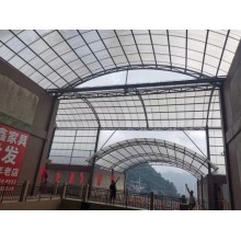 大跨度鋼架，網(wǎng)架采光頂棚用輕型防火阻燃陽光板耐力板聚碳酸酯板