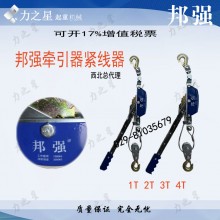 邦強(qiáng)緊線(xiàn)器雙鴿棘輪式拉緊器鋼絲繩牽引器棘輪手扳葫蘆2噸